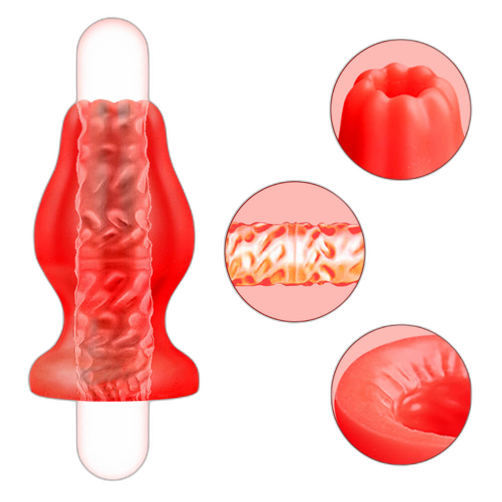Abyss - Hollow Anal Plug & Textured Stroker