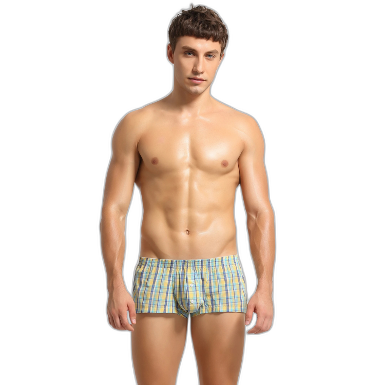 SEOBEAN Oxford Style Cotton Boxers
