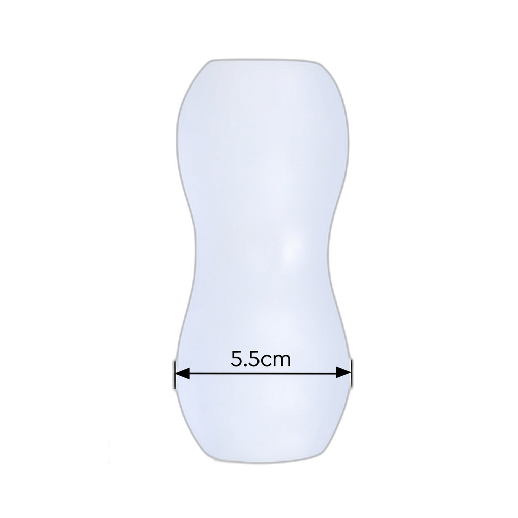 Transparent Ribbed Sleeve Masturbator