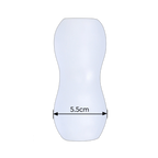 Transparent Ribbed Sleeve Masturbator