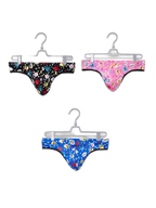 3 Pack Men's Skull Print Thong - Edgy & Sexy