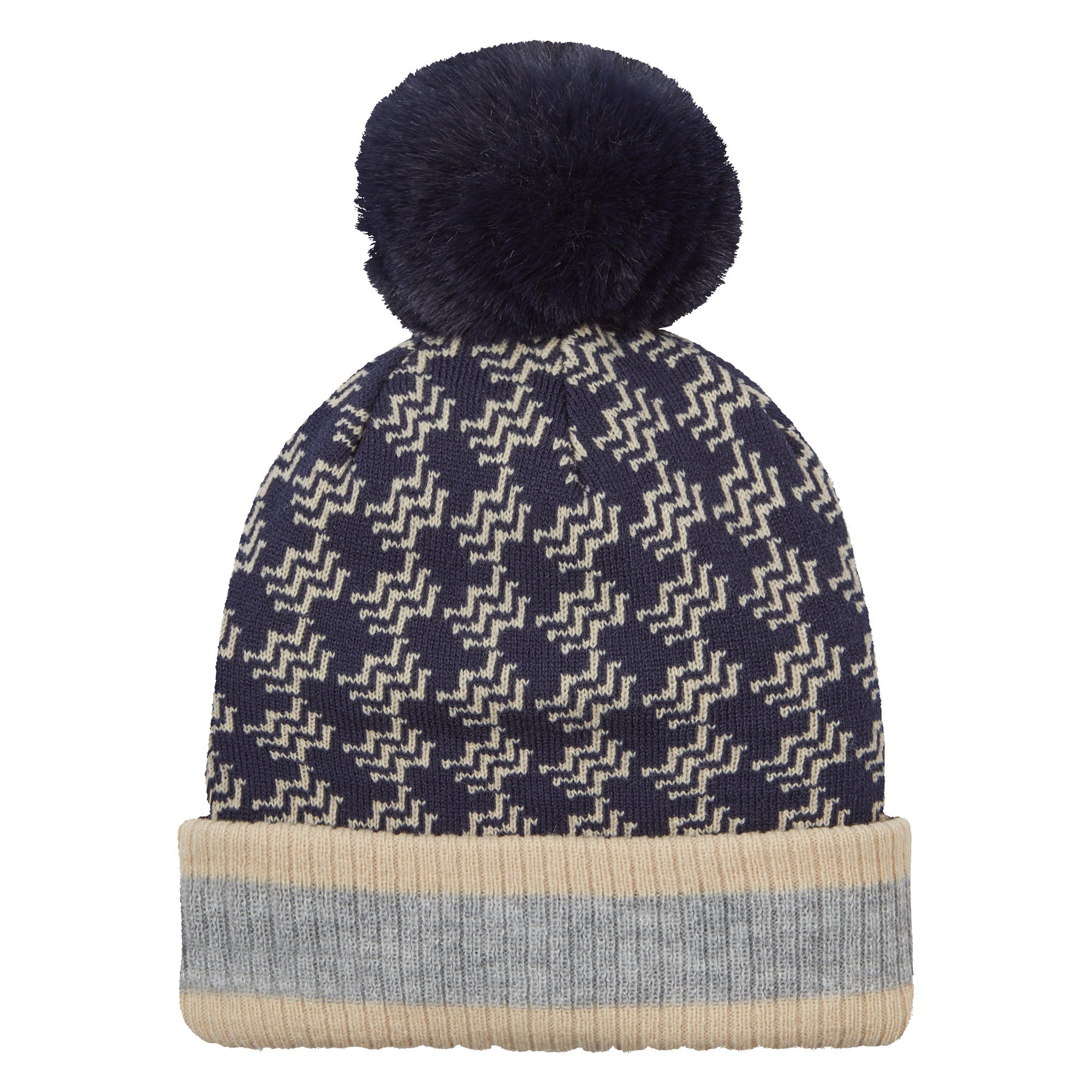 Waterproof Bobble Hat with Knitted Mitten For Men and Women