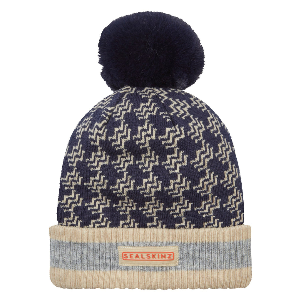 Waterproof Bobble Hat with Knitted Mitten For Men and Women