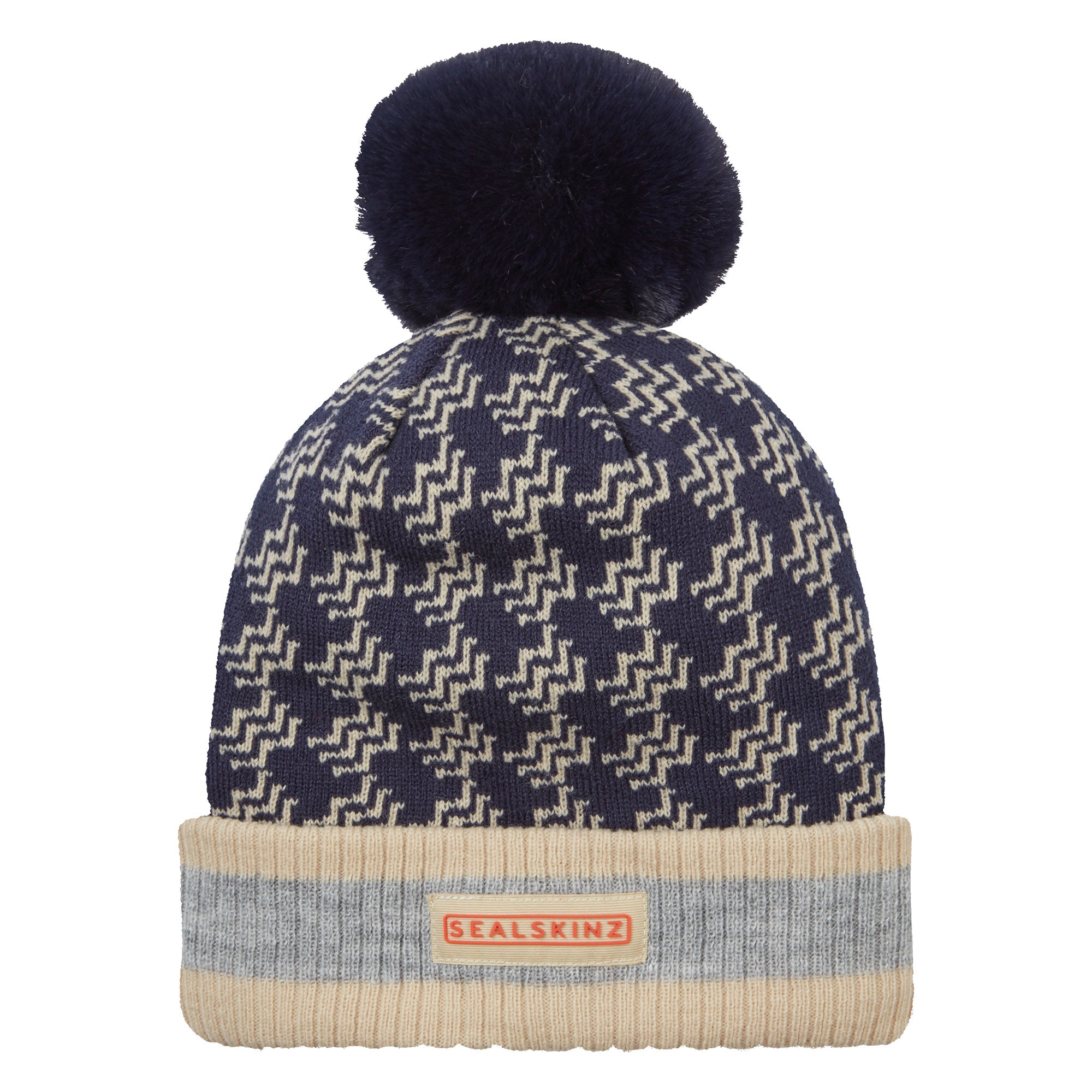 Waterproof Bobble Hat with Knitted Mitten For Men and Women