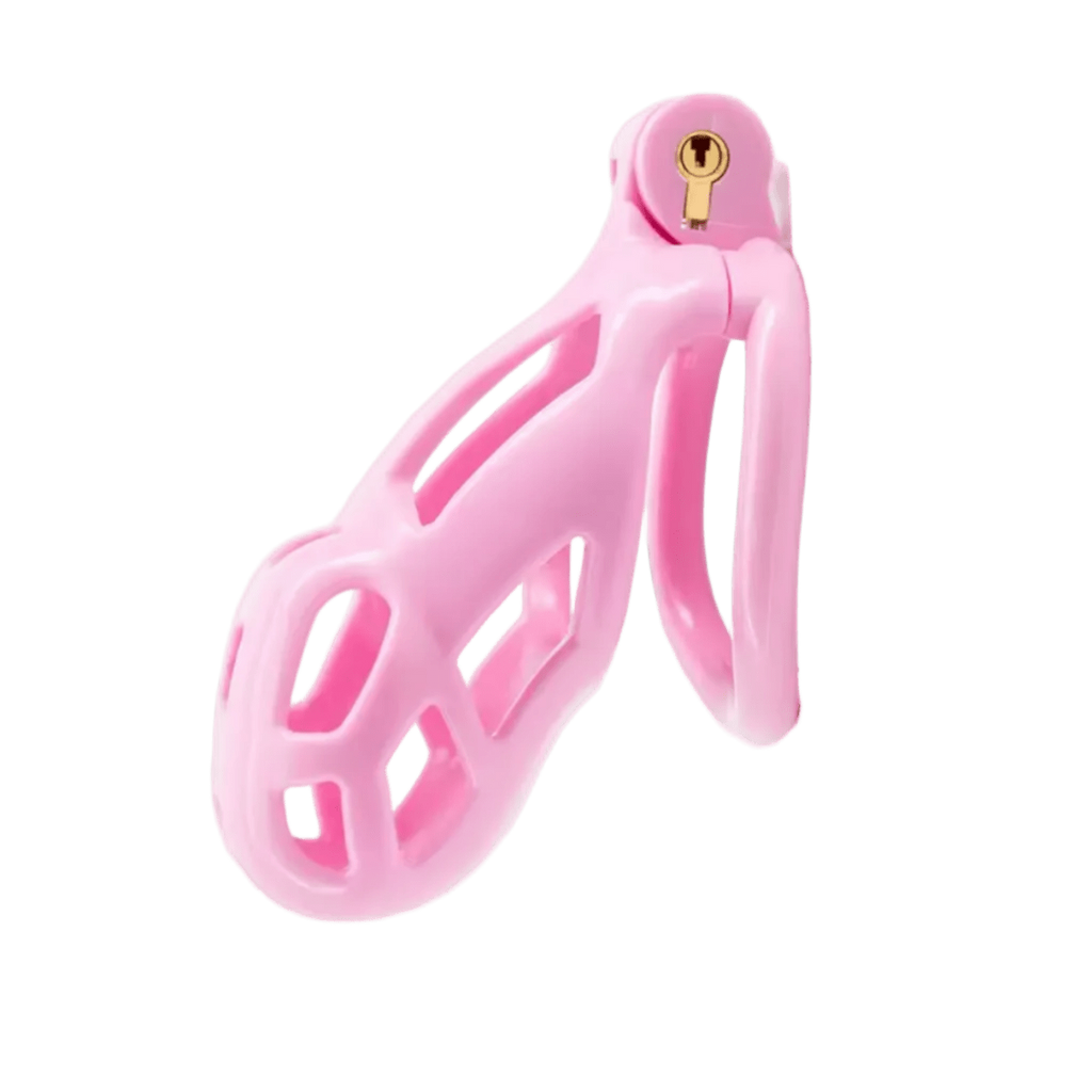 Chastity Cage Sissy Pink