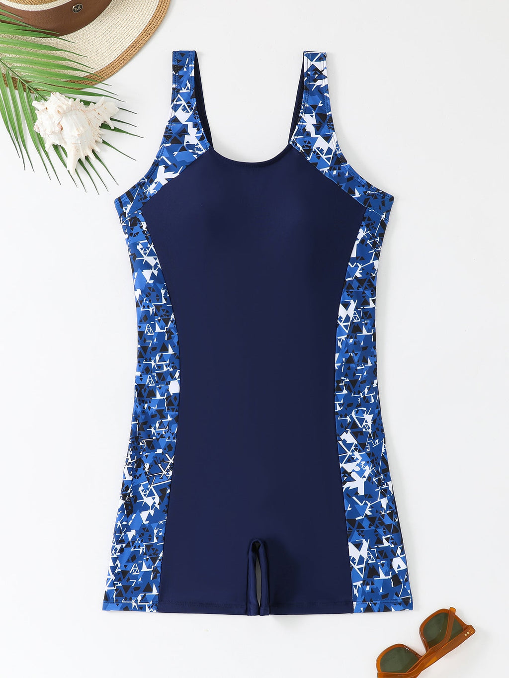 Women's Fashion Personalized One-piece Boxer Swimsuit
