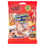 12 X Gummi Zone Gummy Fast Food Mix Multibag 172G