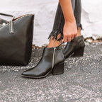 Explosive high-heeled thick-heeled Martin boots women