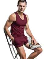 Solid Color Modal Home Boxers for Men