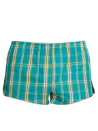 Men’s Vent Classic Plaid Cotton Boxers With Fly