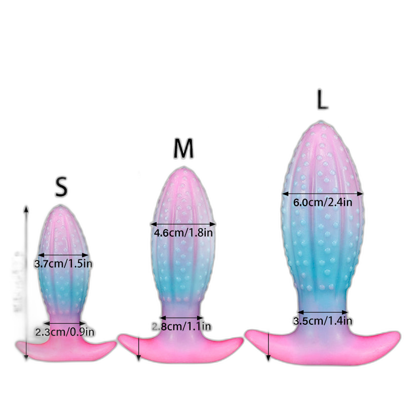 Pineapple Butt Plug - Glow In The Dark Butt Plug - Anal Sex Toy