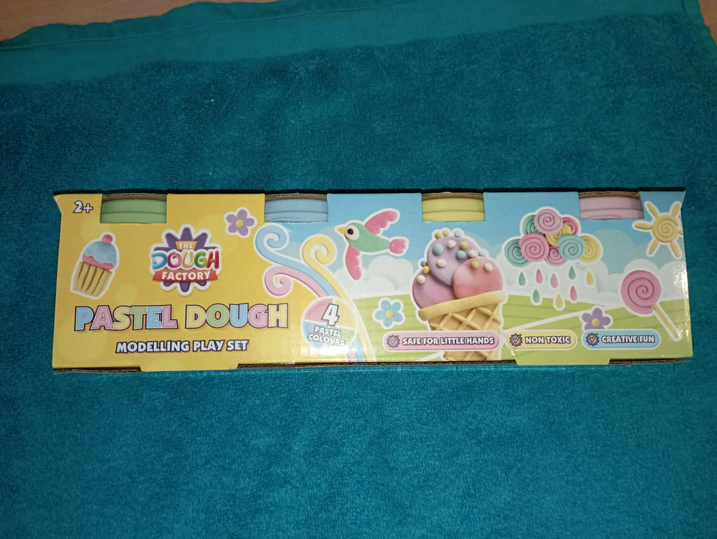 4 PACK PASTEL DOUGH MODELLING PLAY SET