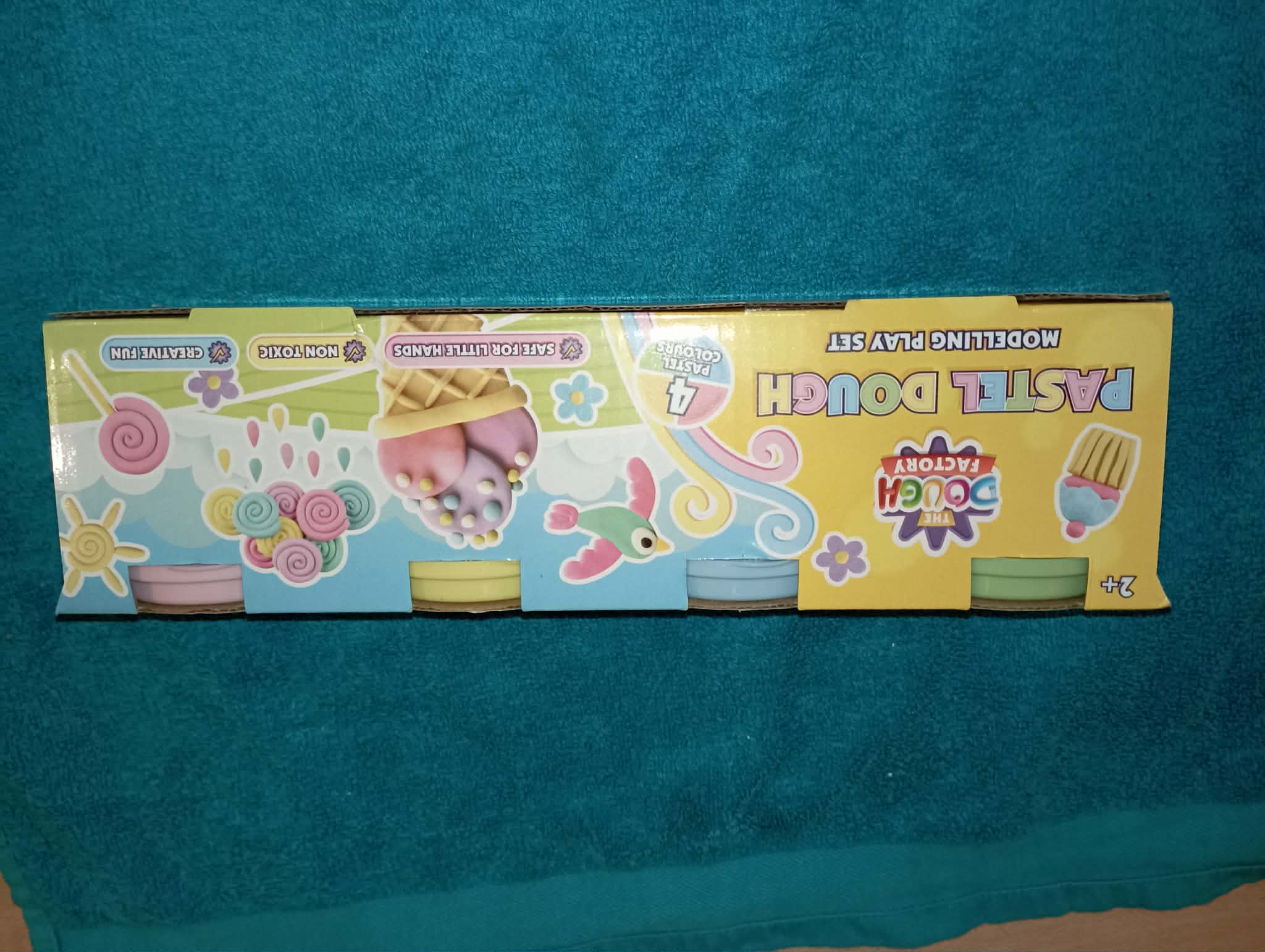 4 PACK PASTEL DOUGH MODELLING PLAY SET