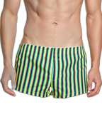 Men's Color Stripes Boxers With Fly