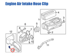 Mercedes Twist Lock Access Clip Wheel Arch Engine Bay A0029880542