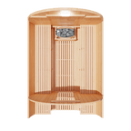 KOVE Outdoor Barrel Sauna – 5–6 Person Garden Sauna with 6kW Harvia Electric Heater