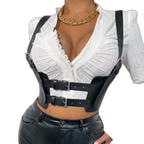 Women's Gothic PU Leather Harness
