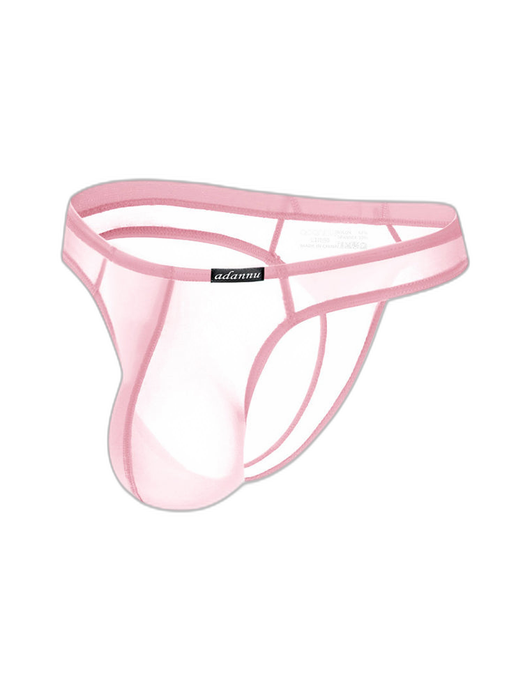 2 Pack Men's Sexy Semi-Transparent Thong