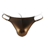 Low Waist Metallic Thong