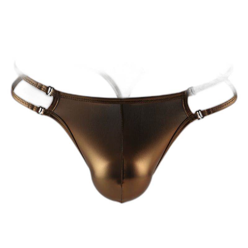 Low Waist Metallic Thong