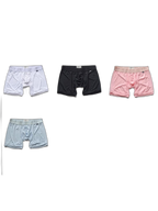 2 Pack Men's Trendy Breathable Ice Silk Boxer Briefs