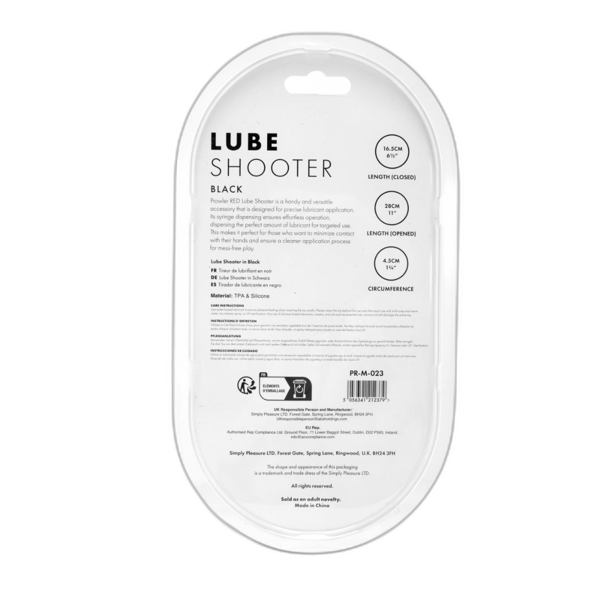Prowler RED Lube Shooter Black