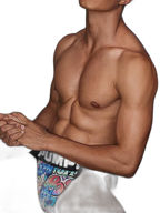 Men’s Sexy Graffiti Pouch Thongs