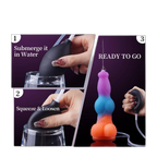Simon - 9.3 Inch Vibrating Squirting Dildo - Glow In The Dark Dildo