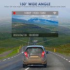 1080P WiFi Dash Cam Front & Interior Car Camera with Night Vision (32GB Included)
