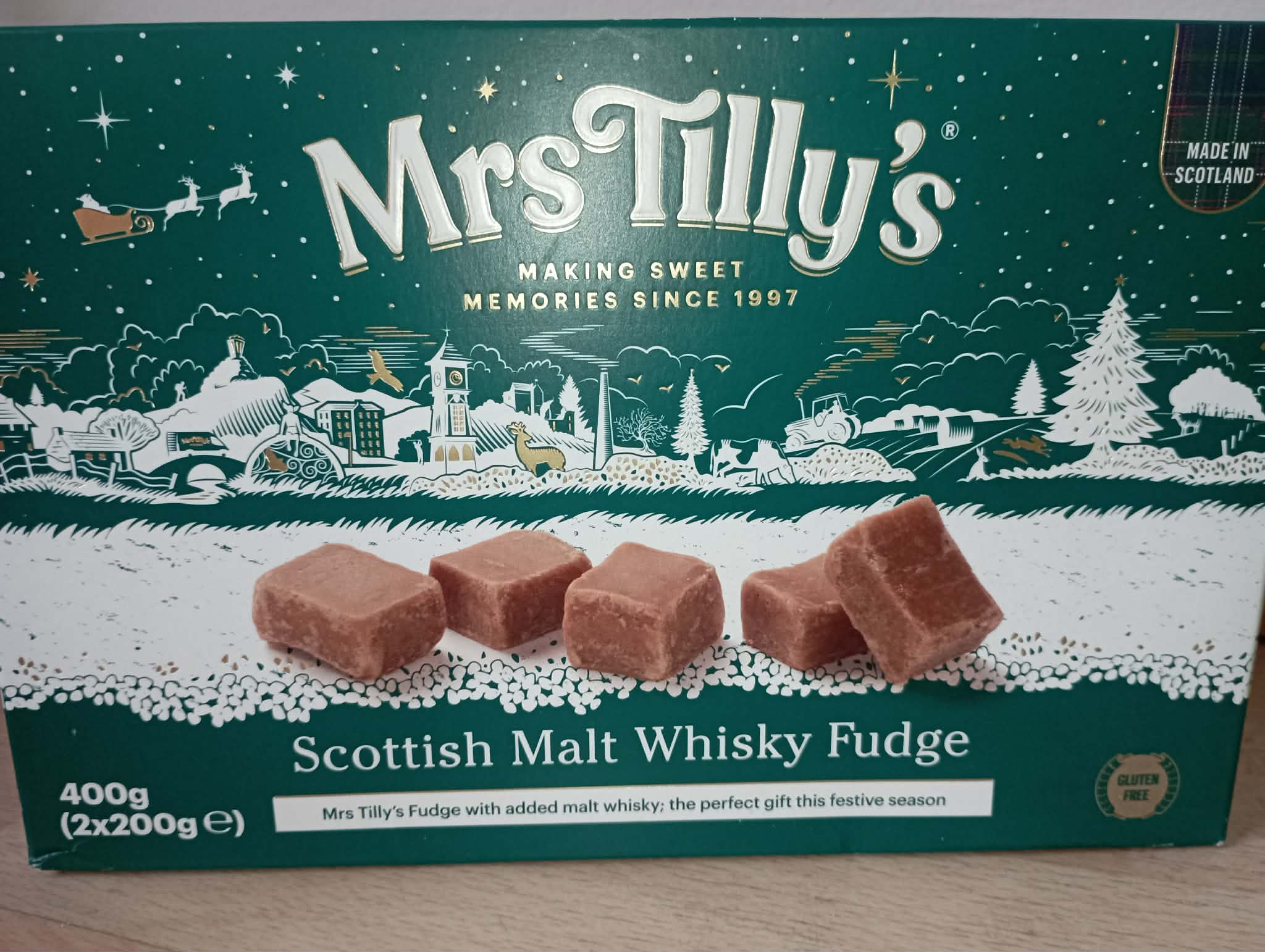 SCOTTISH MALT WHISKEY FUDGE 400G