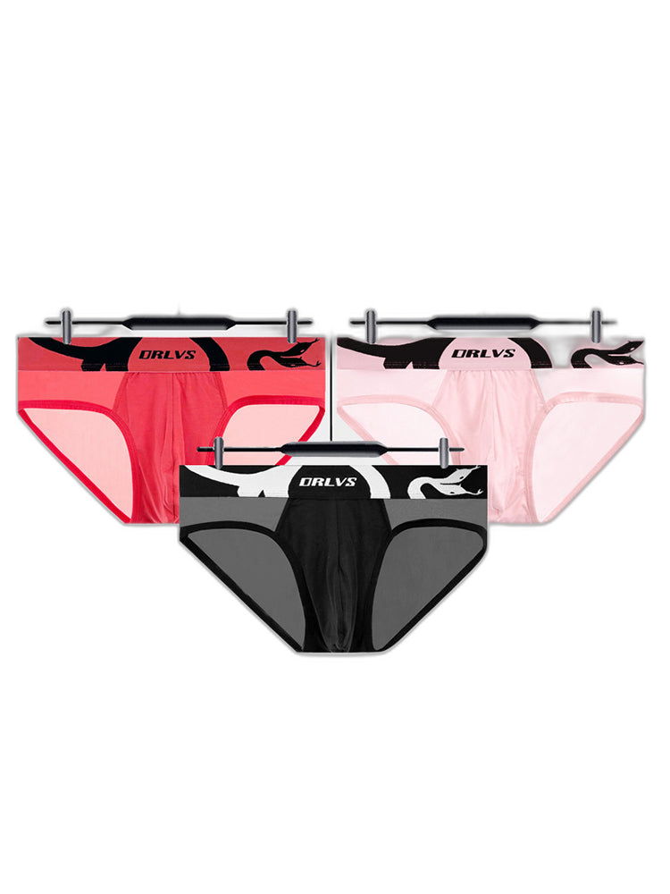 Men's Mesh Sport Briefs with Contoured Pouch & Ventilation