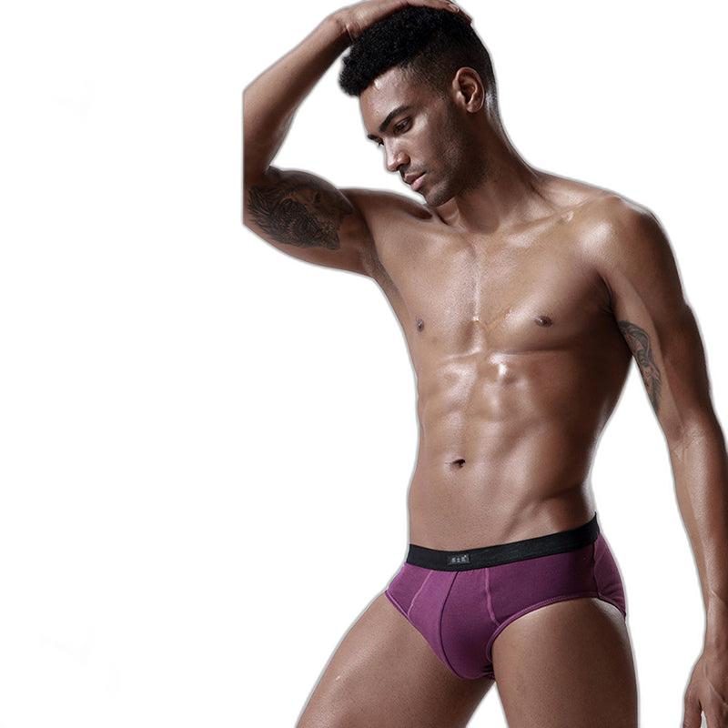 4 Pack Cotton Support U Convex Pouch Briefs