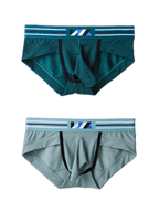 2 Pack Soft Separated Pouch Mens Briefs