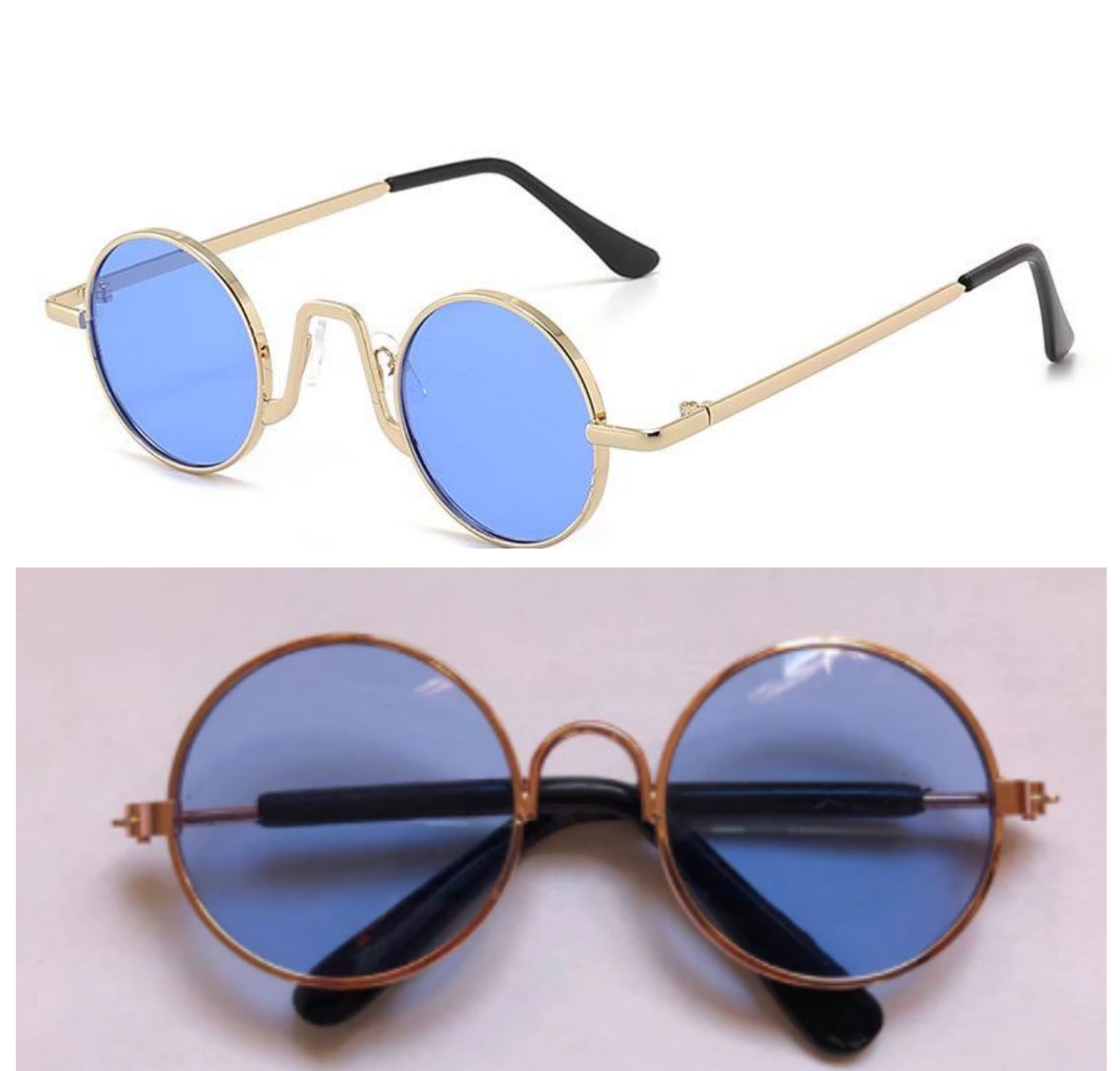 Retro Hip Hop Sunglasses Small Frame Round
