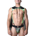 Cell Block 13 Kennel Club Lightning Hoodie Harness | LIme