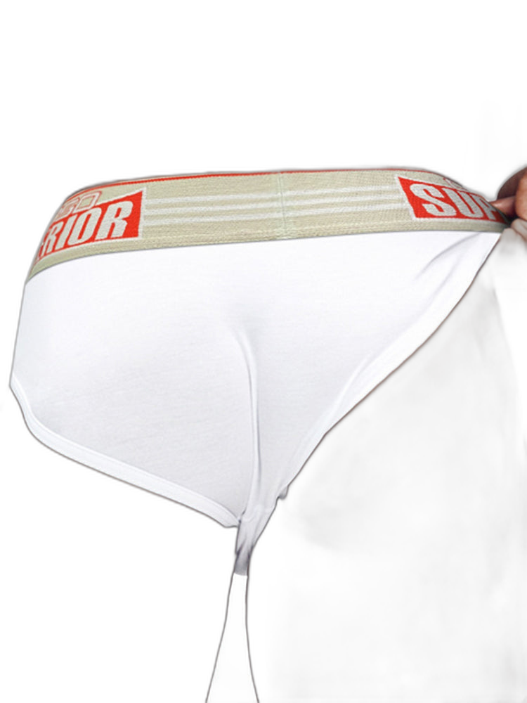 Men’s Elasticated Waistband Low-rise Pouch Briefs