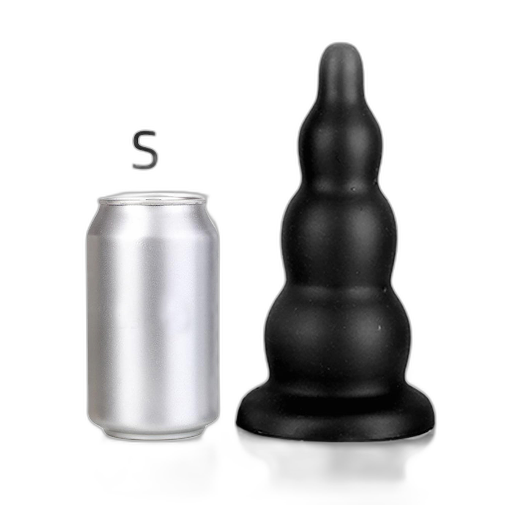 Tower - Ribbed Butt Plug - Thick Butt Plug - Anal Sex Toy