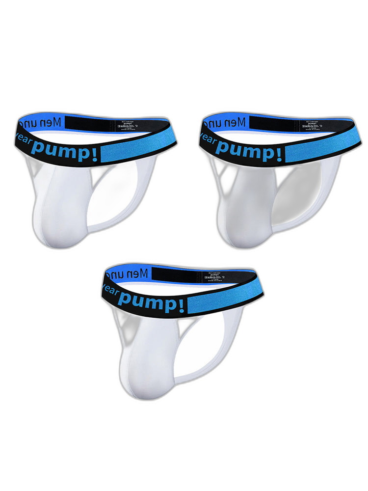 Men's Sexy Butt-Lifting Sporty U-Pouch Large Thong & Strings