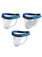 Men's Sexy Butt-Lifting Sporty U-Pouch Large Thong & Strings