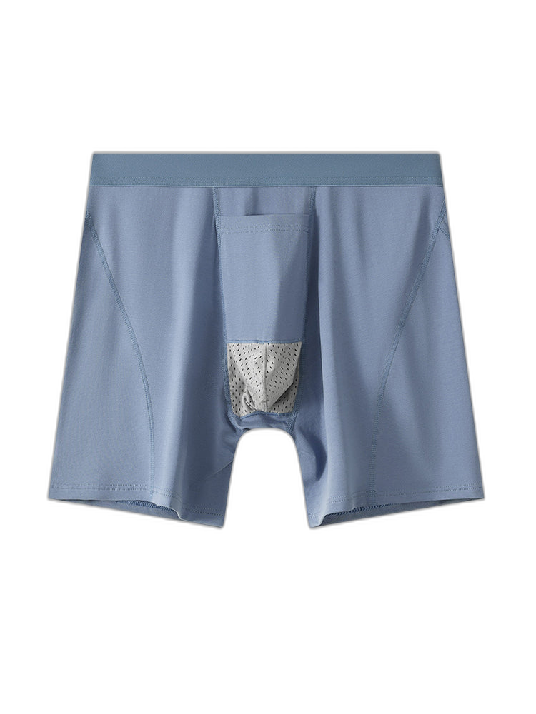 2 Pack Men's Gun Bullet Separation Casual Sports Breathable Cotton Mid-Rise Midway Briefs