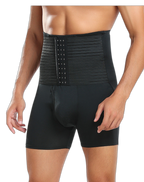 Men's Tummy Control Boxer Briefs with Open Fly