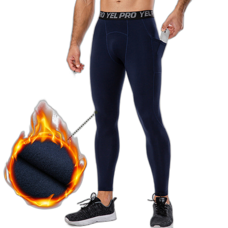 Mens Sports Thermal Leggings Compression Base Layer Tights