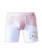 Men's Anti-Chafing Sports Boxer Briefs with Spacious Pouch