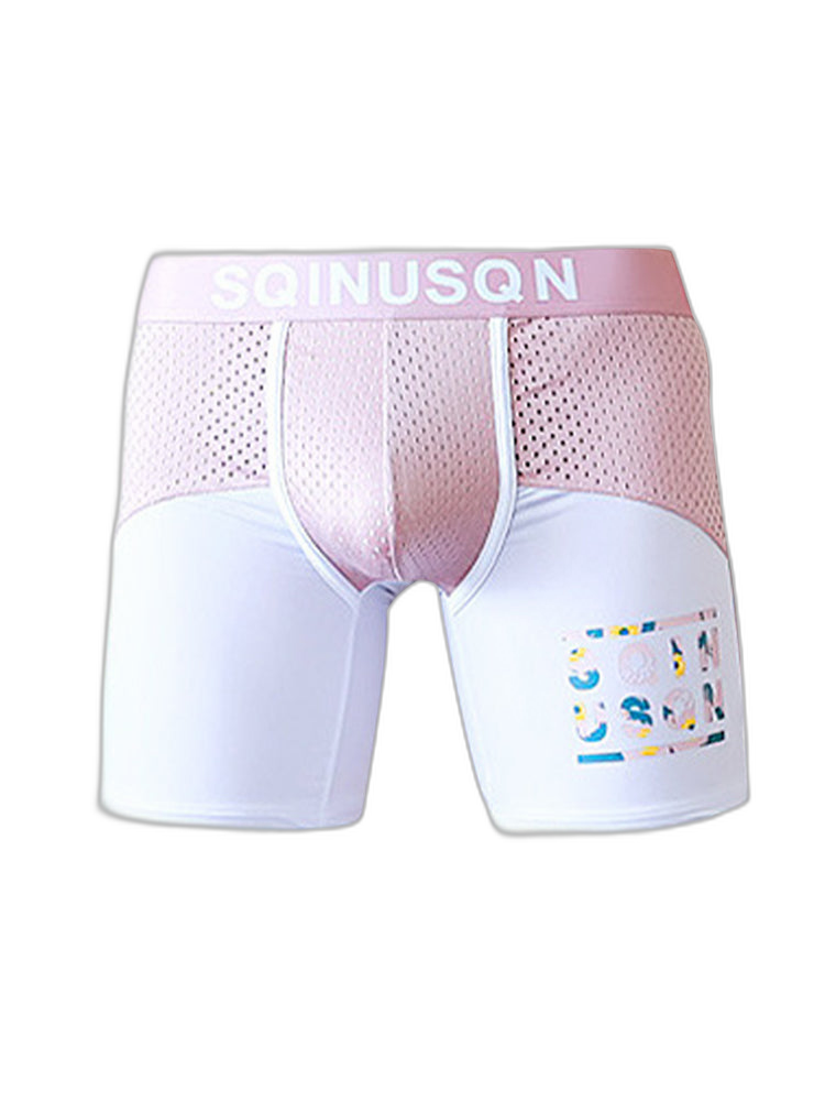 Men's Anti-Chafing Sports Boxer Briefs with Spacious Pouch