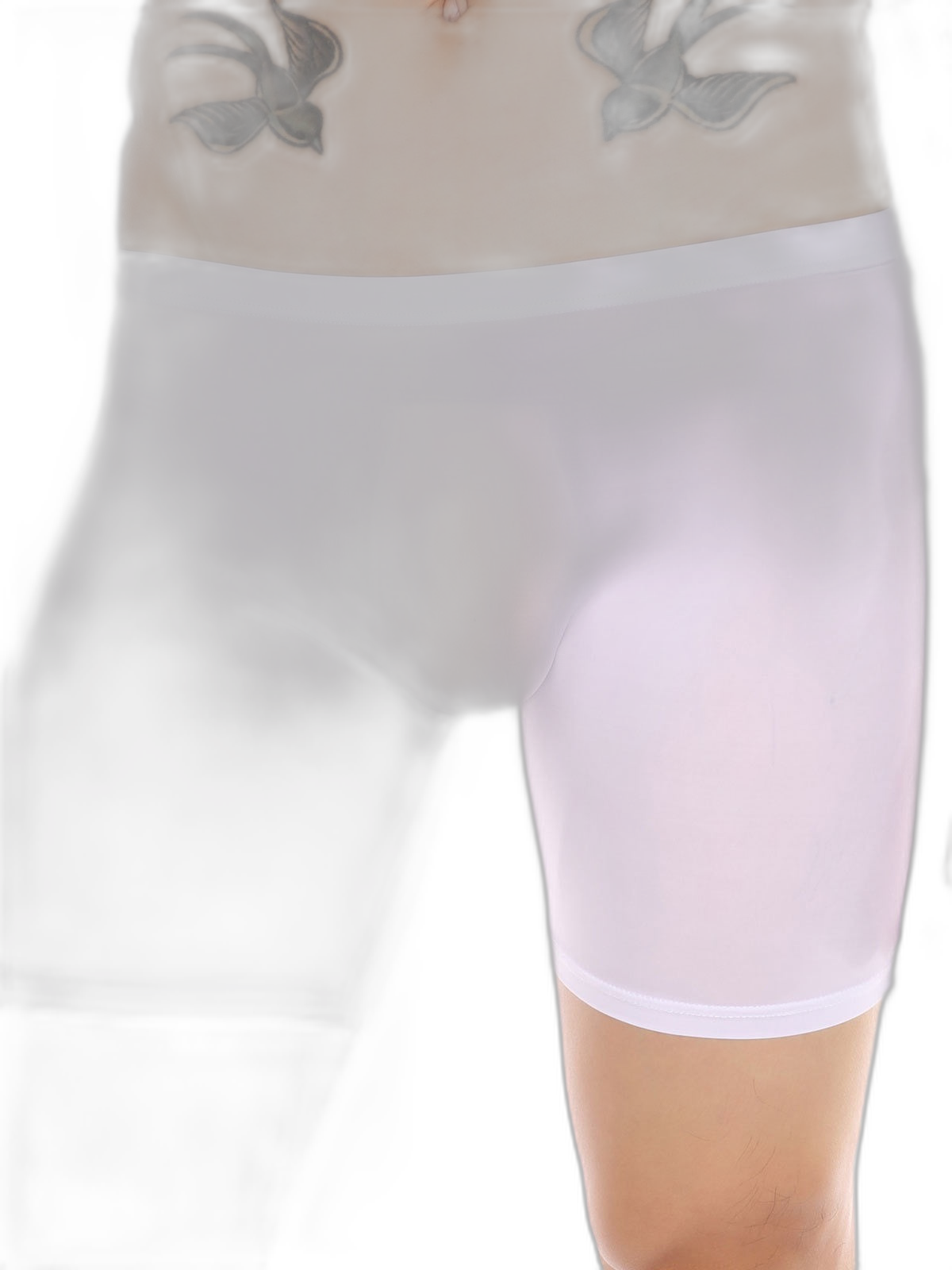 Men's Breathable Silky Seamless Boxer Briefs