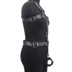 Full Torso Adjustable Leather Harness