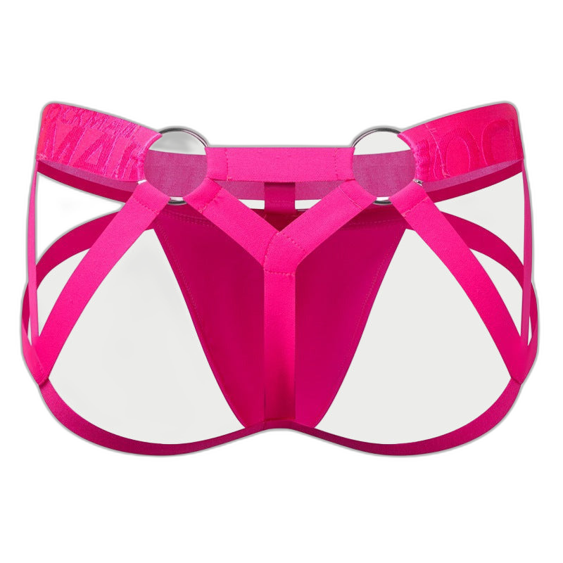 Summer Fluro Harness Thong Jockstrap