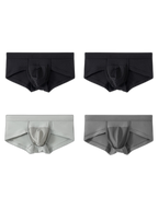 4 Pack Men’s U Convex Mesh Pouch Briefs