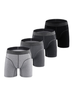 Men's Sport Anti-Chafing Cotton Boxer Briefs