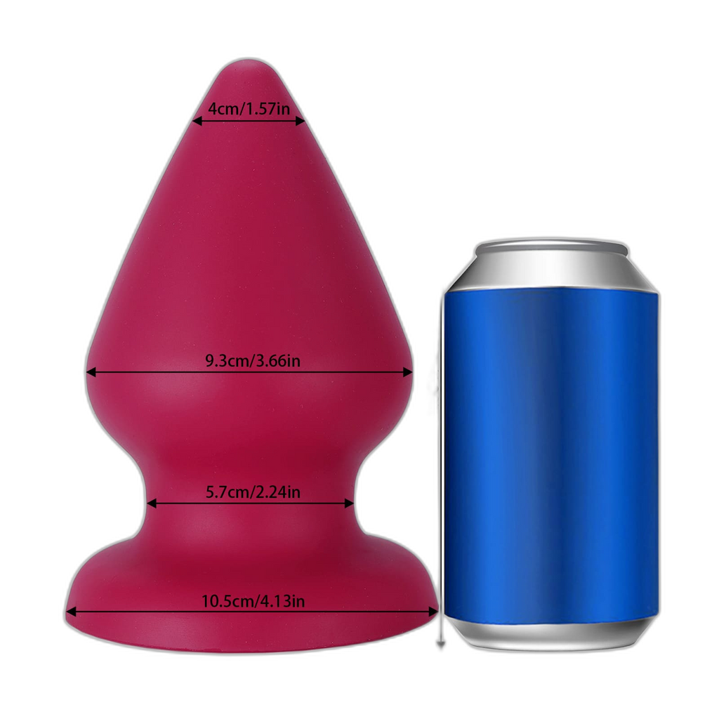 Red Drop - Soft Silicone Anal Plug - 6 Sizes